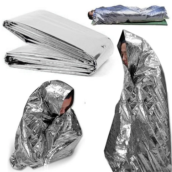 1pcs Outdoor Waterproof Emergency Survival Rescue Blanket Foil Thermal