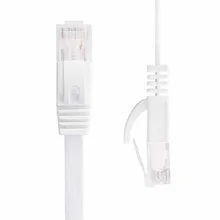 50pcs/lot l15cm Ethernet cable flat UTP CAT6 network Gigabit Patch Cord RJ45 twisted pair GigE Lan