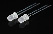 1000PCS x 5mm White Diffused Jade Green Yellow Red Blue 7 color Slow Flash Long Leg Ultra Bright LED light-emitting diode LED