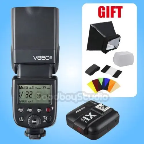 

Godox VING V850II 2.4G HSS Li-ion Speedlite Flash with X1T-S Transmitter for Sony [FREE GIFT]