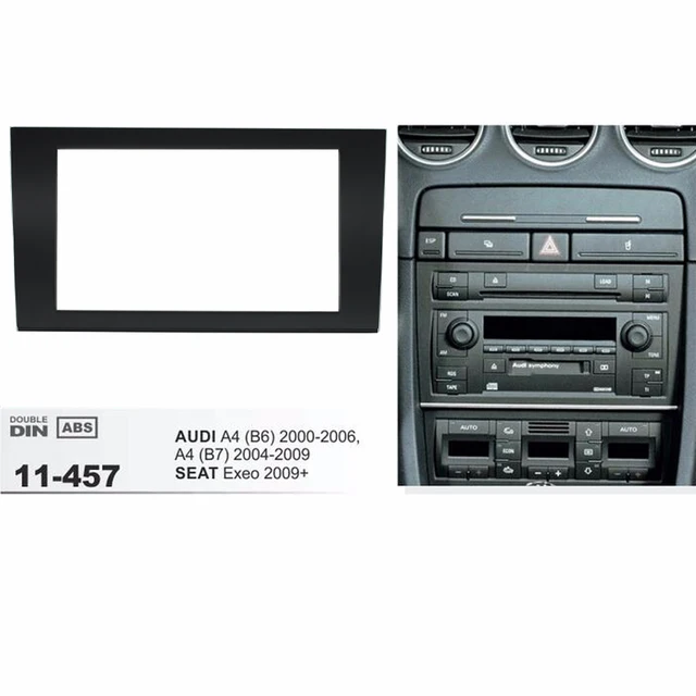 Audi Plate Frame >> 11 457 Car 2 Din Fascia Panel Plate Frame For Audi A4 B6 A4 B7 Audi Plate Frame >> 11 457 Car 2 Din Fascia Panel Plate Frame For Audi A4 B6 A4 B7