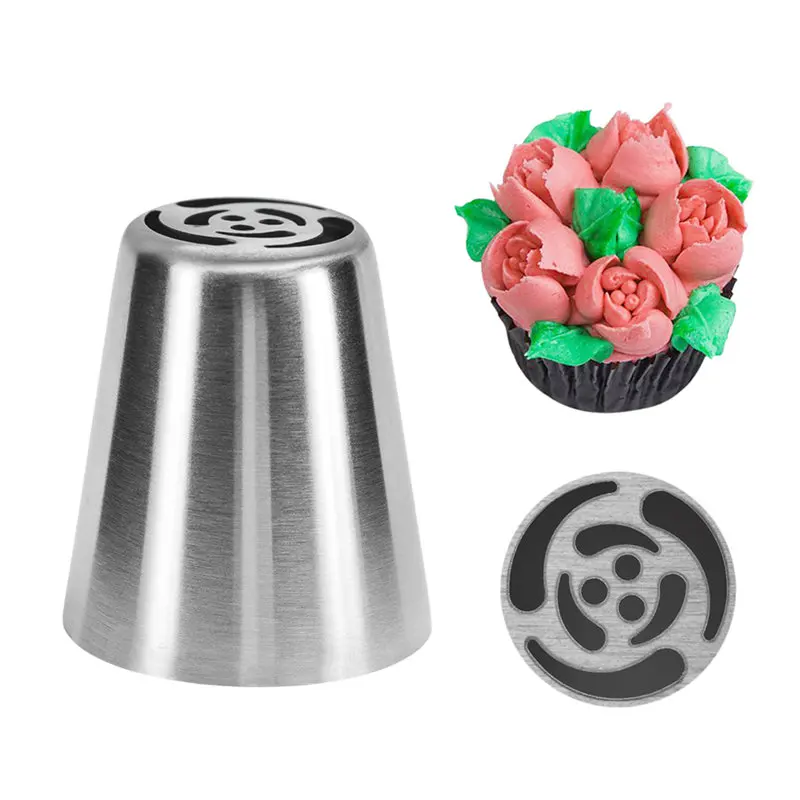 

SEAAN Russian Piping Tips Cake Pastry Nozzles Cake Decorating Tools Biscuits Cake Pastry Nozzles Tips Cupcake Decorating Tool