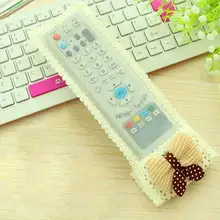 Горячая Ткань Кружева ТВ пульт дистанционного управления защита от пыли модные милые Чехлы новые PLD