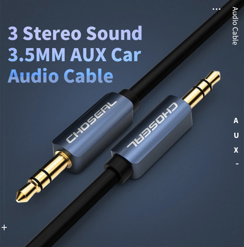 CHOSEAL Audio Cable 3.5mm Male to Male Aux Cable3.5mm Speaker Cable for JBL Headphones Xiaomi redmi 5 plus AUX Cord  (1)