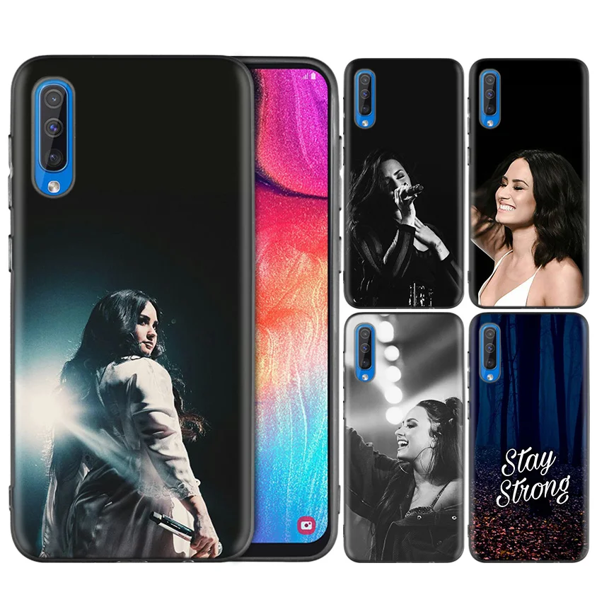 

Black Silicone Case Bag Cover for Samsung Galaxy M10 M20 M30 S8 S9 S10 S10e 5G J3 J4 J5 J8 Plus 2018 S7 Edge Demi Lovato Stay