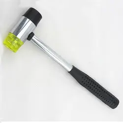 Высокое качество двуглавый ручка молотка съемный молота двойной Применение инструмент молоток Multi-Функция ручной инструмент
