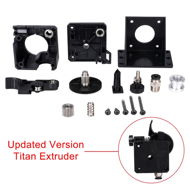 Special Price 3D Printer Parts Titan Extruder Fully Kits+Nema 17 Stepper Motor+V6 J-head Hotend Bowden Extruder 1.75MM Filament Feeder Bracket