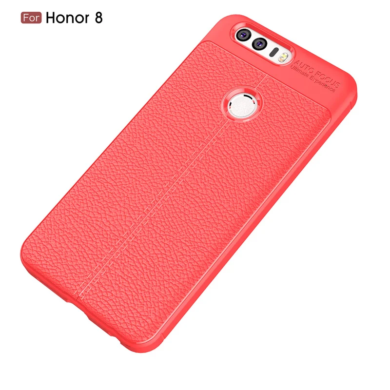 Litchi cortex silicone case for huawei Honor 8 (16)