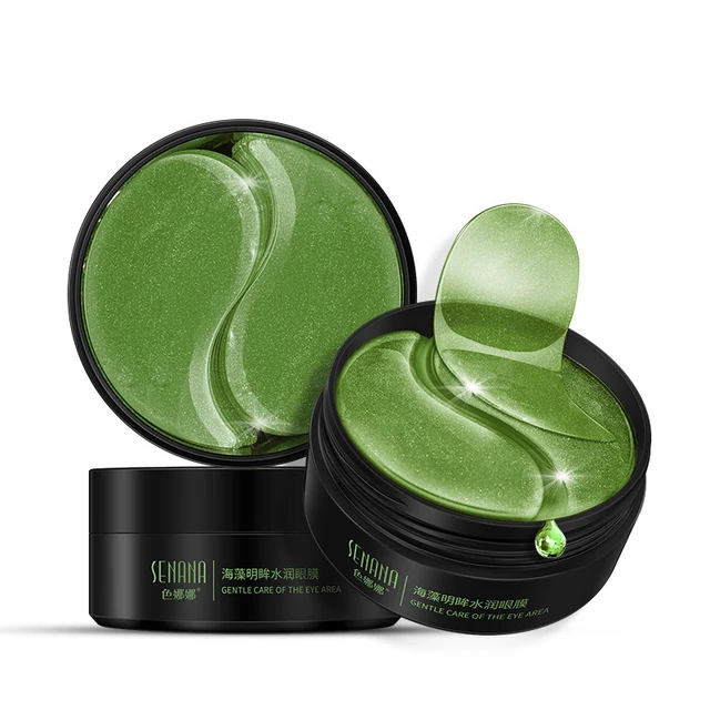 60pcs Seaweed Collagen Eye Mask Gel Eye Patches for Eyes Care Sleep