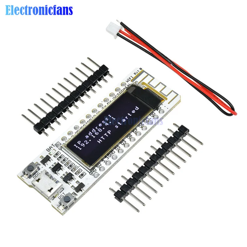 ESP8266 WIFI чип 0 91 дюймов 128*32 OLED CP2014 32 Мб флэш-Интернет вещей макетная плата PCB модуль