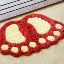 Большие ноги ванная и туалет коврик место коврики ковер коврик напольный влагопоглощающий коврик Половики коврики для ванной спальни кухни подкладка для коврика