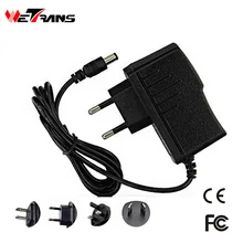 Адаптер питания 12 V DC 1A выход Европа США Великобритания Австралия штекер питания