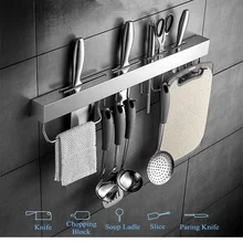 Кухонная полка из нержавеющей стали, инструменты, держатель для посуды, подвесная стойка, кладовая, для организации сковородок, ножевые гаджеты, настенная полка для шкафа