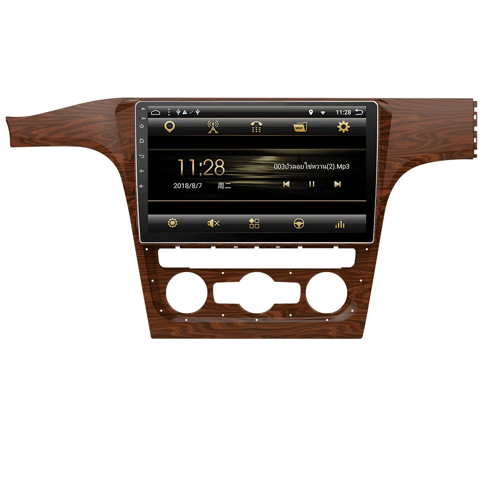 Clearance Eunavi Android 8.1 Octa-core 10.1 inch Car Radio HeadUnit GPS Navi Player for  VW Volkswagen Touran 2016 With SWC WIFI 2G+32G 3