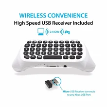 47 клавиш беспроводной 2,4G практичная Мини Портативная клавиатура Игровой сообщение геймпад клавиатура для xbox ONE S контроллер