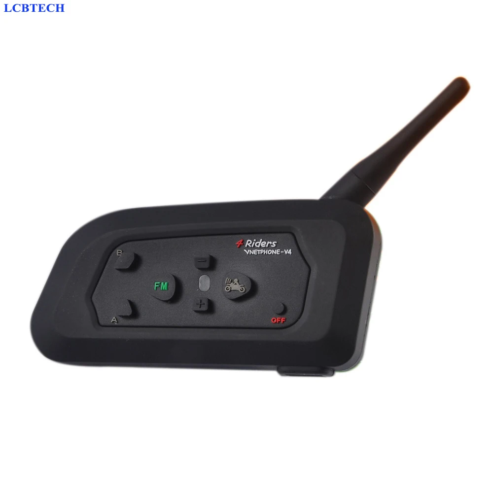 Bluetooth-гарнитура V4 Для мотоциклетного шлема стереогарнитура 1000 м FM