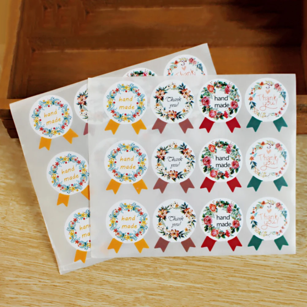 60 шт./5 листов наклейки для выпечки тортов|hand made|hand labellershand stickers |
