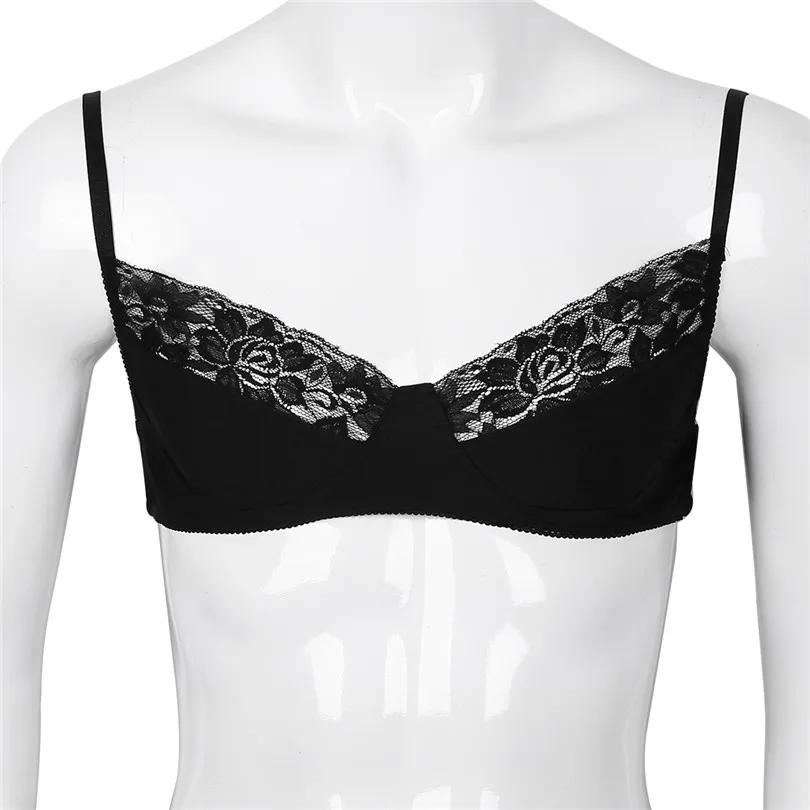 IEFiEL/Новое поступление эротичное мужское белье Sexy Gay Mens Сисси Bralette гладкой ткани с