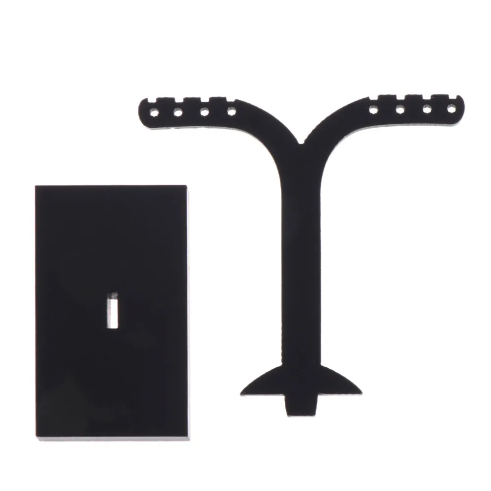 1 Set 3 Size Acrylic Earrings Display Shelf Stand Holder Jewelry Organizer Rack Jewelry Display