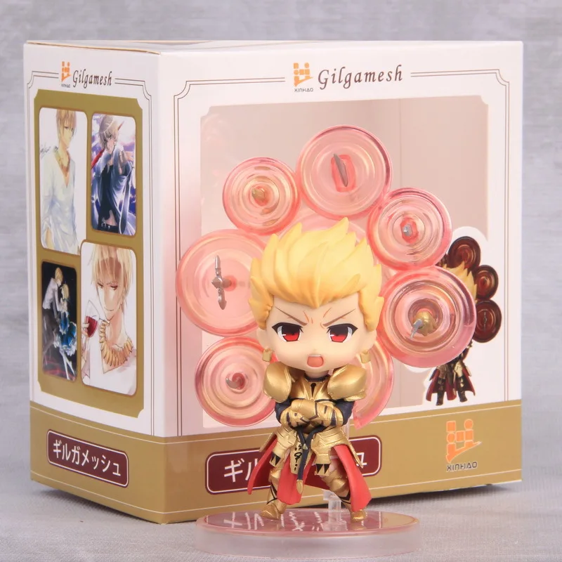 Nendoroid 121 saber Anime Comic Fate Stay Night Fate Zero Gilgamesh Golden Cute Good Smile Nendoroid 410Figure Toys (16)