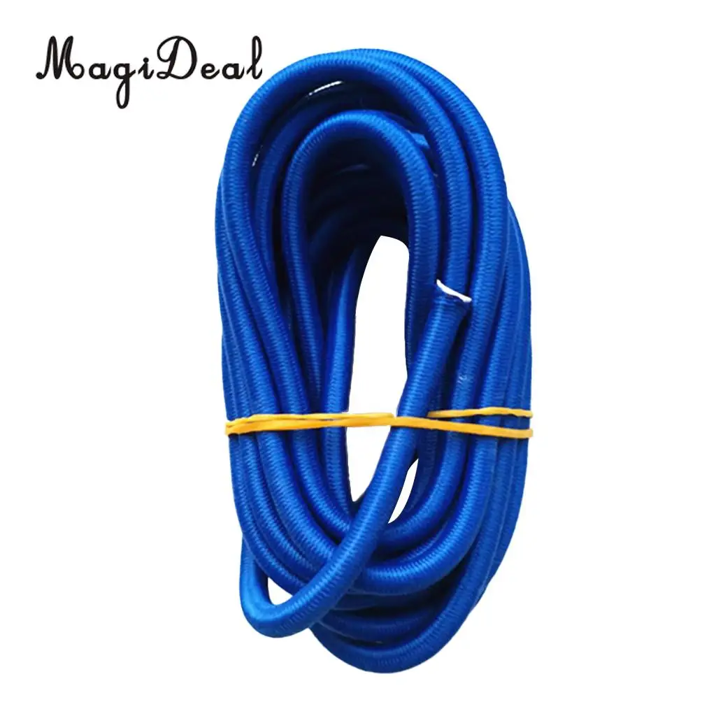 MagiDeal 5mm High Strength Durable Strong Elastic Stretch Rubber Shock Cord Tie Down Marine Boat Caravan Bungee Rope 1m-75m