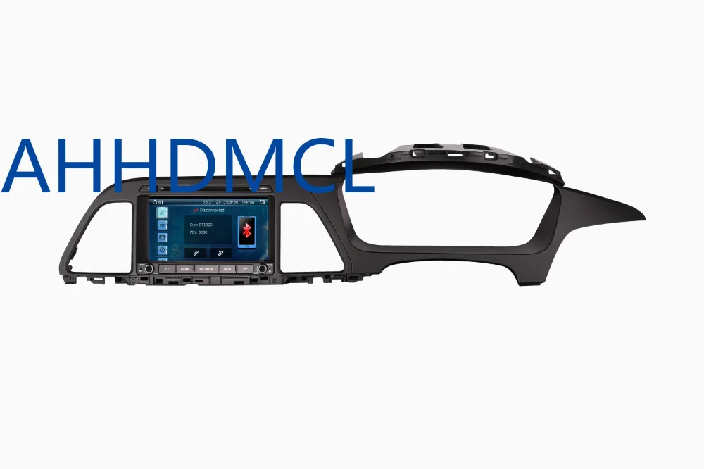 Cheap AHHDMCL Car Multimedia Player DVD Radio Stereo Audio GPS Navigation For Hyundai Sonata LF Right Hand Drive 2015 2016 2017 4