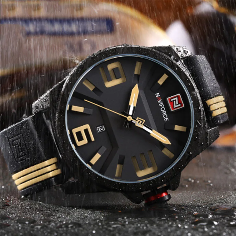 

1PC New Watch Fashion and Casual Sport Quartz Watches 5 Color Clearly See Analog Male Clock Hot selling