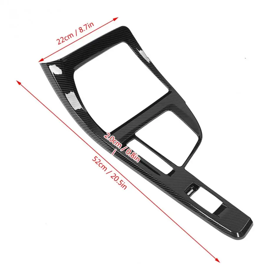 Углеродное волокно стиль ABS обновленный автомобильный Стайлинг панельная Накладка для коробки передач Накладка для BMW X1 F48