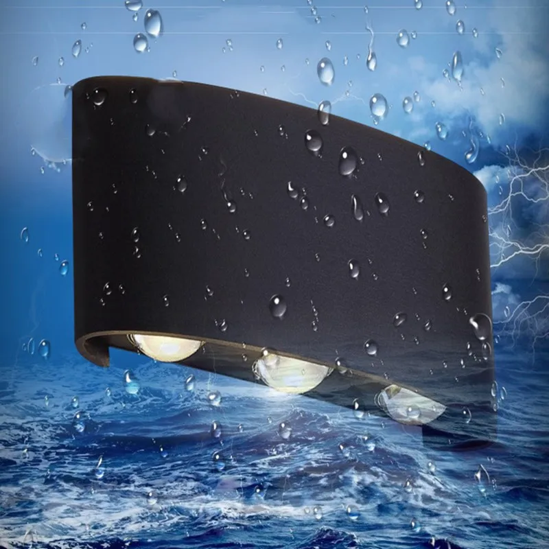 Kenlux 2W 4W 6W 8W led Wall lights Aluminum Up and Down Waterproof Indoor bedroom Outdoor Garden Lamp porch light WW/WH Kenlux 2W 4W 6W 8W led Wall lights Aluminum Up and Down Waterproof Indoor bedroom Outdoor Garden Lamp porch light WW/WH