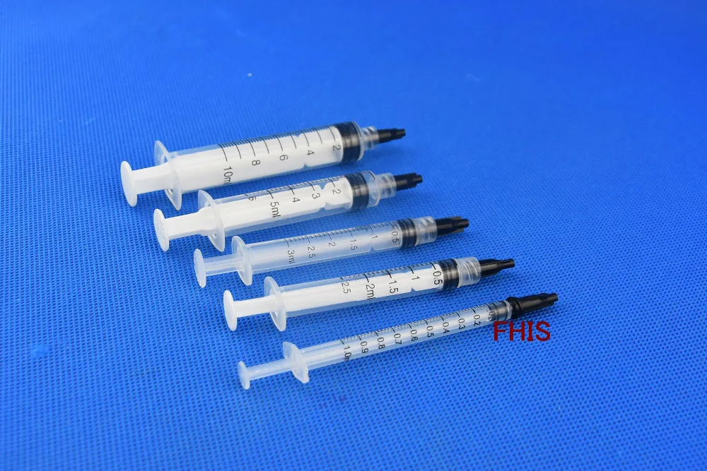 

30sets/pk Dispensing Syringes 1ML 3ML 5ML 10cc 10ml Plastic with tip cap