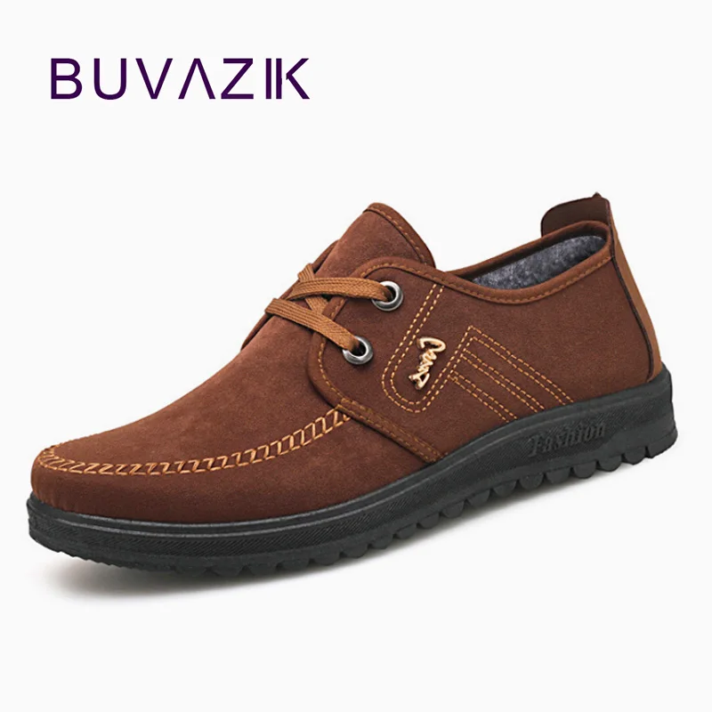 D'hiver Buvazik Noir Oxford Zapatos Hommes marron Hiver Chaussures Chaud Neige Hombre De Confortable Occasionnels Doux Pour gqw8ga6F