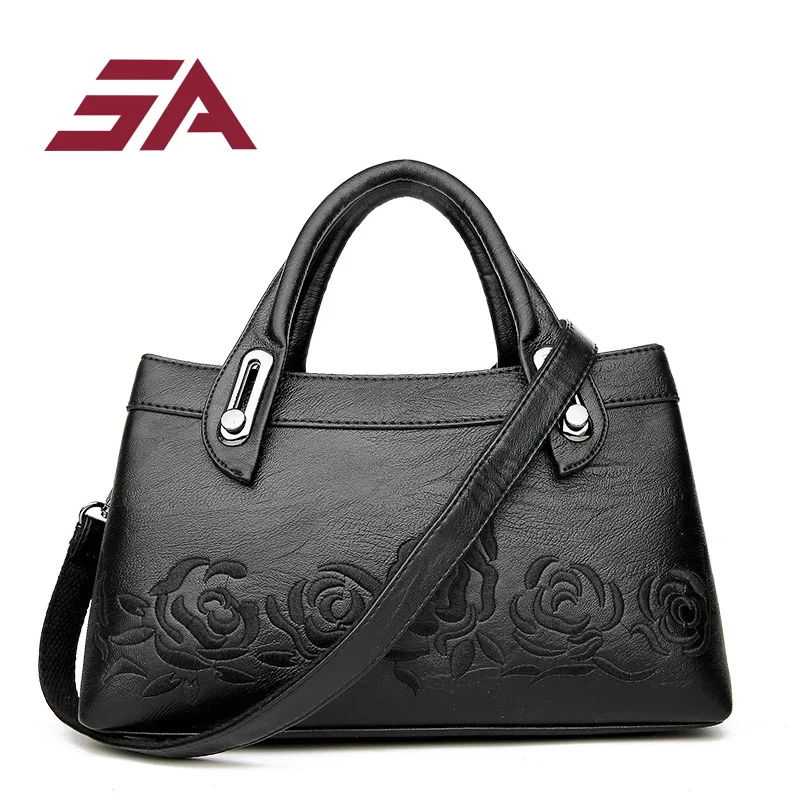 

SA Iuxury Handbags Women Bags Designer casual Tote Designer Handbags Shoulder Bags solid black Fashion ladies Luxury Handbag