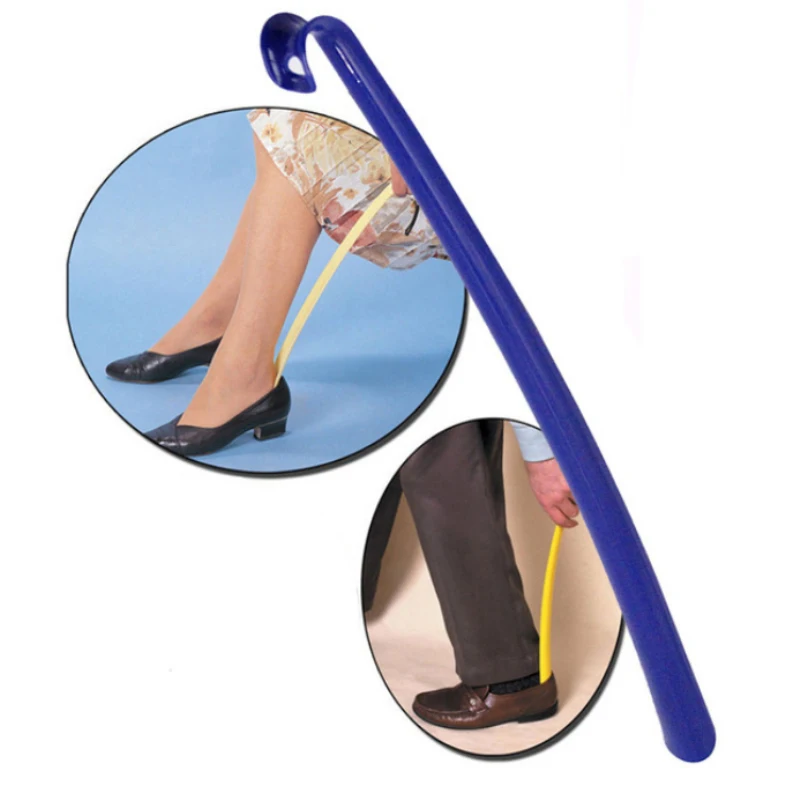 1 шт. пластиковая удобная рукоятка для обуви рожок для обуви Съемник рога с длинной ручкой на высоком каблуке кожаный обувной магазин