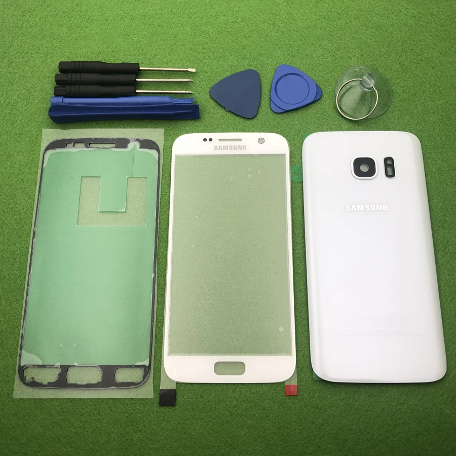 Оригинальный стеклянный объектив для Samsung Galaxy S7 G930 Edge G935F задняя крышка