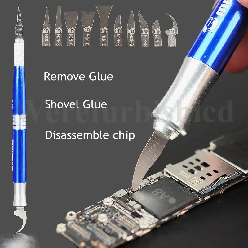 bilder für Wrcibo Universal 10 in 1 Professionelle Messer Set Für iPhone 7 6 s Plus 6 5 s 5c Motherboard CPU Chip Disassembe BGA Reparatur werkzeuge bilder für Wrcibo Universal 10 in 1 Professionelle Messer Set Für iPhone 7 6 s Plus 6 5 s 5c Motherboard CPU Chip Disassembe BGA Reparatur werkzeuge
