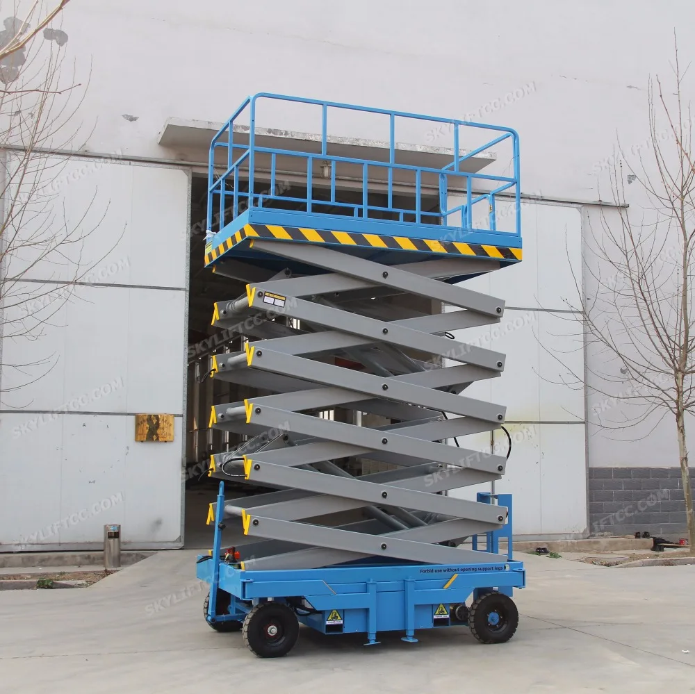 12m portable electric scissor lift elevator skylift | Инструменты