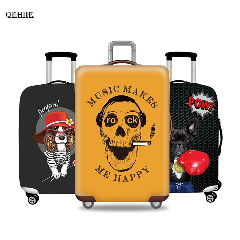 

QEHIIE Brand Elastic Luggage Protective Cover For 19-32 inch Trolley Suitcase Protect Dust Bag Case Child Cartoon Travel Cover