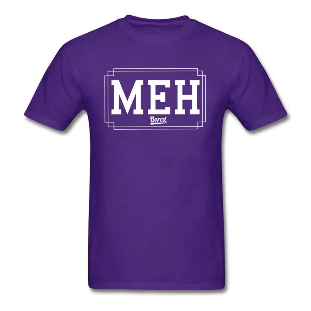 Prevailing Youth Tops T Shirt MEH Casual T Shirts Cotton Short Sleeve Birthday Tops T Shirt Crewneck Drop Shipping MEH purple
