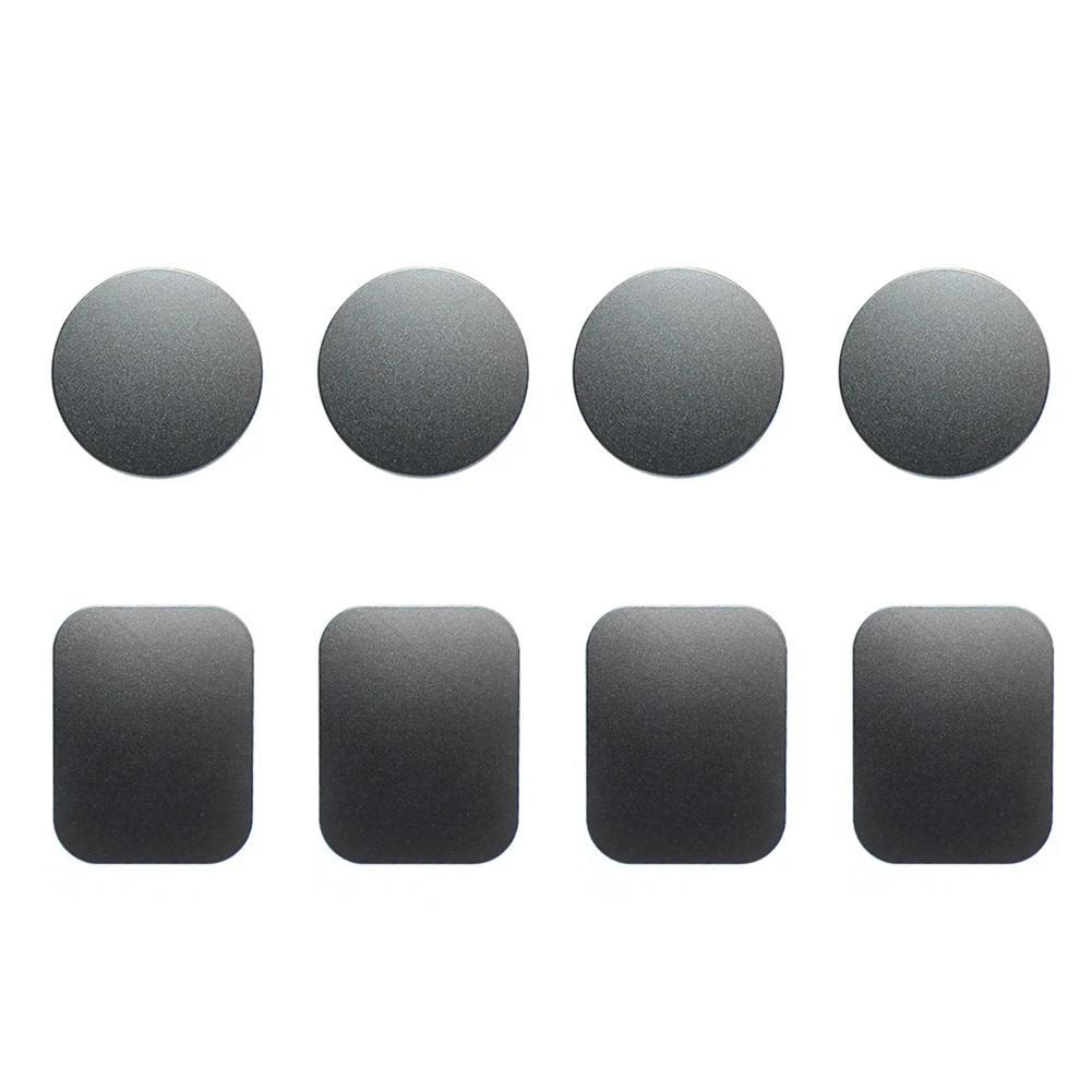 

8pcs/set Metal Plates Sticker for Smartphones Tablets GPS Devices Replace For Magnetic Car Mount Magnet Phone Holder