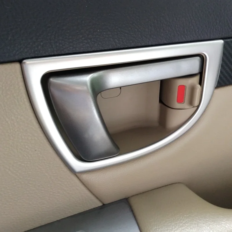 Us 19 5 Stainless Steel Inner Interior Inside Door Handle Covers Frame Trim For Hyundai Santa Fe Cm 2 2007 2008 2009 2010 2011 2012 Year In Interior