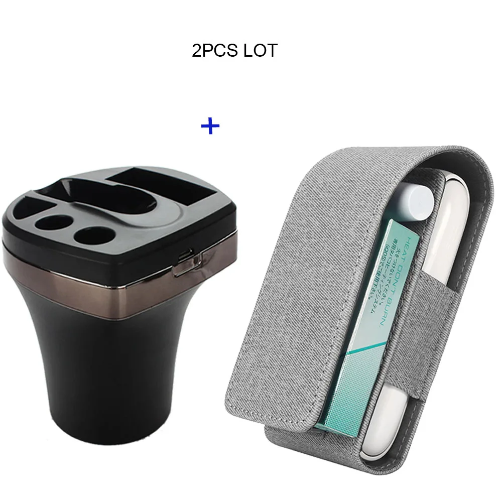 

JINXINGCHENG Carrying Case for Iqos 3.0 Car Charging and Flip Wallet Pouch Bag Protective Holder Cover and Charger