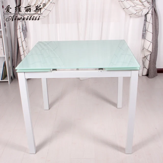 Aiweilisi simple cuadrado mesa cristal de comedor mesa de comedor ... Aiweilisi simple cuadrado mesa cristal de comedor mesa de comedor ...