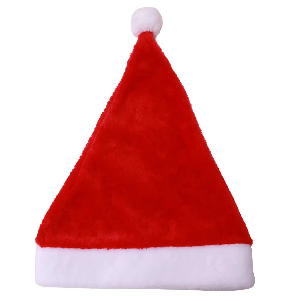 

High Quality Christmas Hat Adult Children New Year Party Props Christmas Cap Christmas Ornaments Decorations For Home Santa Hats