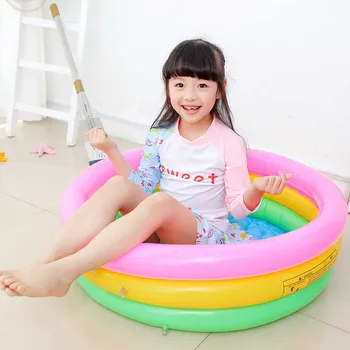 

Baby Inflatable Swimming Pool Summer Children Round Basin Bathtub Portable Kids Outdoors Inflatable Paddling Ocean Ball Pond