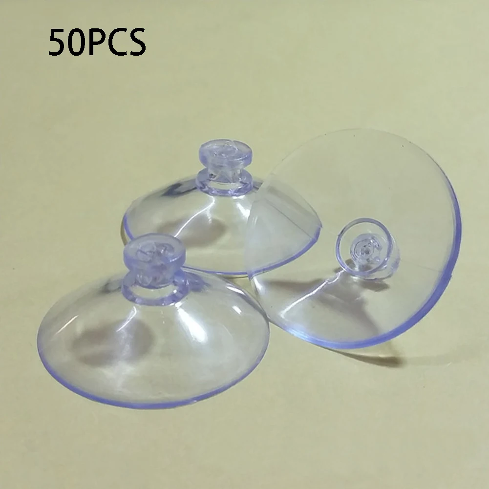50 шт прозрачная присоска без крючков, 30 мм прозрачная многоразовая присоска для грибов пластиковые присоски для стекла