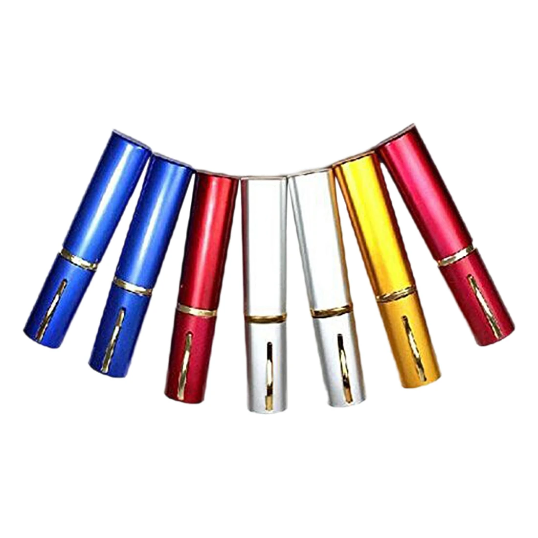 Алюминиевая ручка форма оболочки из нержавеющей стали складной для путешествий для палочек, серебро - Color: random color