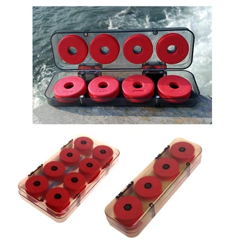 

8/16 pcs Fishing Tools Fishing Line Foam Board Winding Coil Shaft Fishing Line Spools Utility Box Box Red Boxing Boxes Y51D