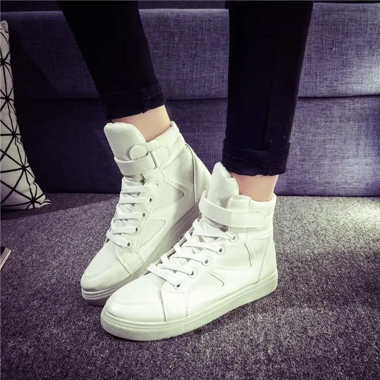 womens velcro high top sneakers