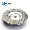 Z-LION Diamond Flap Disc 4 Inch M14 Or 5/8-11 Thread Metal Adapter Diamond Electroplated Grinding Wheel Flap Disc Abrasive Tool ► Photo 3/6