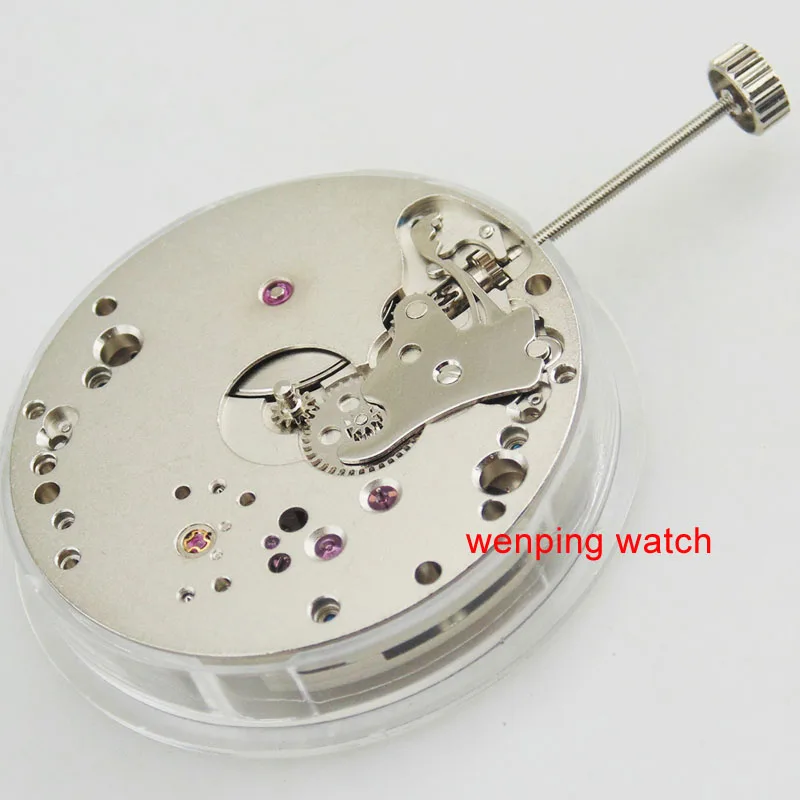 Чехол для часов P439 17 Jewels с азиатской ручной обмоткой 6498 классический часовой